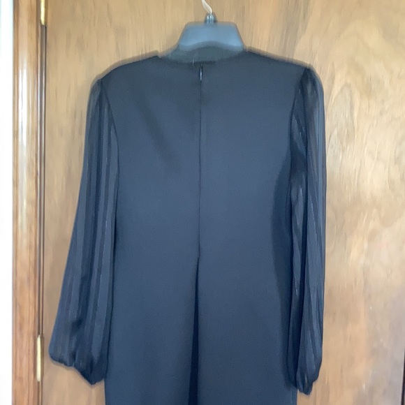 Connected apparel black dress sleeves w sheer stripes 6P 6 petite - Picture 14 of 15